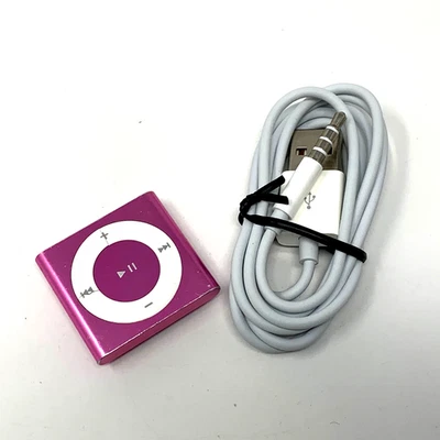 Apple iPod Shuffle 4th Generation Pink 2GB A1373 MC585LL/A - Tested - Image 1 of 4