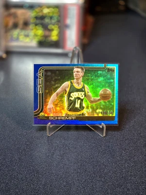 Lámina arco iris azul Topps Detlef Schrempf #270 2025-26/150 Sonics Foto 1 de 4