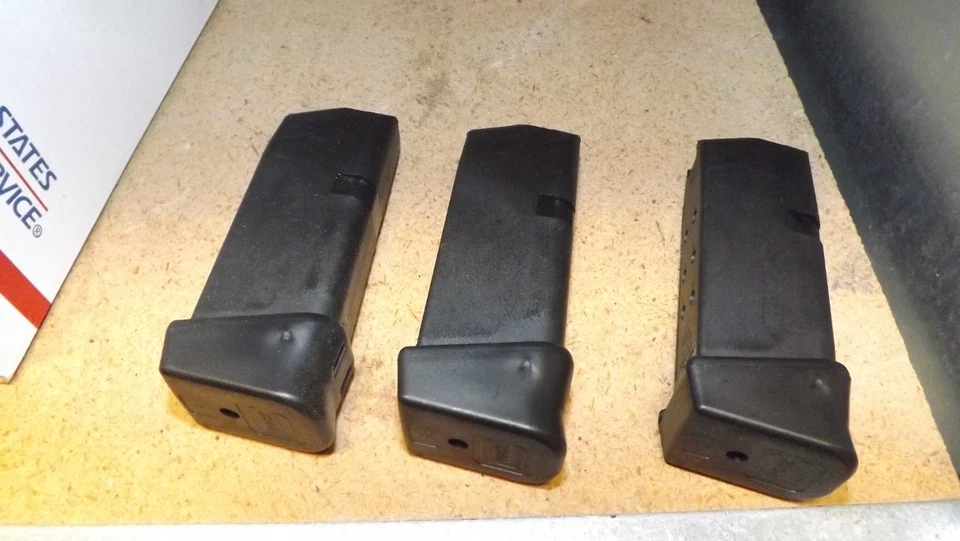 3 - Новый - Glock поколения 4 Glock 27 40 S&W 10 круглый с подставкой для пальцев заводские магазины - Изображение 1 из 3