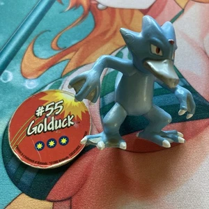 Golduck Tomy Pokemon Figur CGTSJ 1999 Nintendo 2" - Vintage mit Münze - Bild 1 von 2