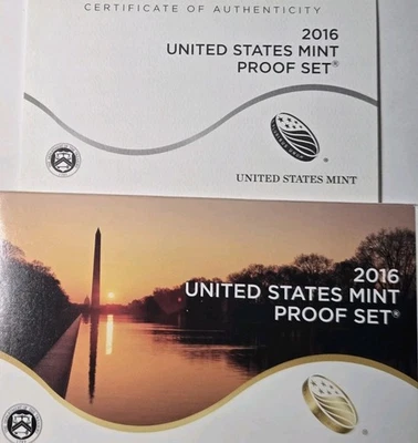 2016 Clad Proof Set U.S. Mint Original Government Packaging OGP COA - Image 1 of 4