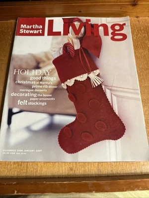 December 1996 / January 1997 Issue 45 of MARTHA STEWART LIVING Magazine Foto 1 de 4
