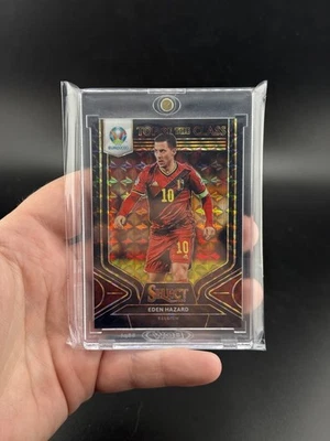 2020 Panini Select UEFA Euro Eden Hazard Top of the Class Black Prizm 1/1 #TOP-4 - Image 1 of 2