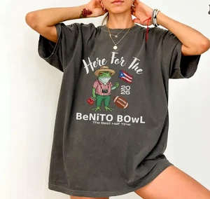 Here For The Benito Bowl Shirt, Bad Bunny Super Bowl Shirt AN60300 - Bild 1 von 2