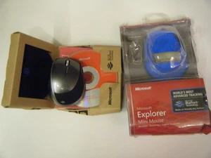 Excellent Microsoft Explorer Mini Mouse 1363 1364 w/ USB Receiver, CD, PouchPad - Picture 1 of 4