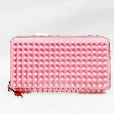 NO TARIFF Christian Louboutin Long Wallet  Pink Leather 2873418 - Image 1 of 4