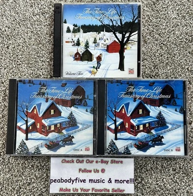 TREASURY OF CHRISTMAS - Volumes 1 & 2 - TIME LIFE - 4 CD Lot CLASSIC CHRISTMAS! Foto 1 de 4