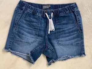 Torrid Damen blaue Jeansshorts 40" Taille mit Kordelzug - Bild 1 von 5