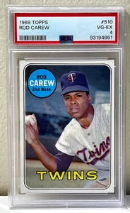 1969 TOPPS #510 ROD CAREW PSA 4 Nicely CENTERED & Sharp Corners! - Picture 1 of 2