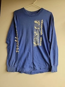 Vintage 1980s Smuggler's Notch VERMONT Longsleeve T Shirt Missing Tag 20x26 M/L - Bild 1 von 11