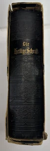 Vintage deutsche Bibel Dr. Martin Luther in Slipper schöne Kunst 1899 - Bild 1 von 14