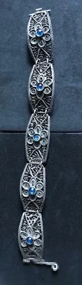 Armband aus Silber Handarbeit Länge ca 19 cm - Bild 1 von 2