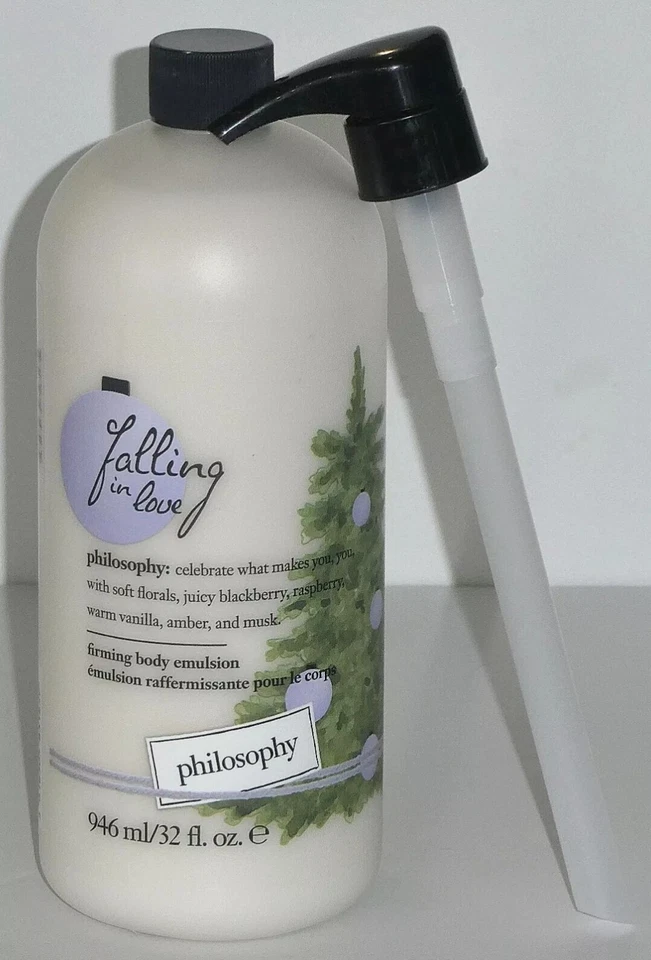 Philosophy Falling In Love Firming Body Emulsion 32 fl oz Brand New Sealed +Pump - Image 1 of 3