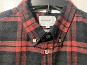 Camisa abotonada a cuadros de franela cepillada Anton Norse Projects MEDIANA - Imagen 1 de 4