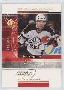 2004-05 SP Authentic Rookie Redemptions /399 Thomas Vanek #RR4