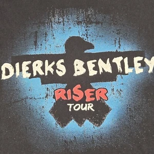 Camiseta Dierks Bentley Para Hombre Mediana M Riser Tour 2014 Música Country - Imagen 1 de 12