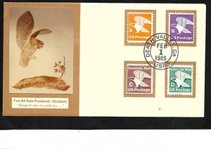 #2111 (22c) "D" & Eagle w/ "A"  "B" "C" Double A FDC Unofficial Death Valley, CA - Picture 1 of 2