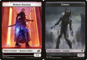 Human Soldier Token (005) // Zombie Token (009) x4 - Commander 2020 - Casi nuevo, E - Imagen 1 de 1
