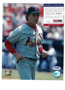 Tony Larussa St. Louis Cardinals Signed 8x10 Photo PSA/DNA - Picture 1 of 1