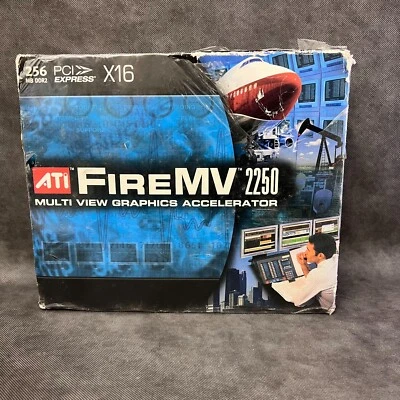 NEW OLD STOCK ATI FireMV 2250 X1 256MB DDR2 PCIe Video Graphics Card 100-505179 - Image 1 of 4