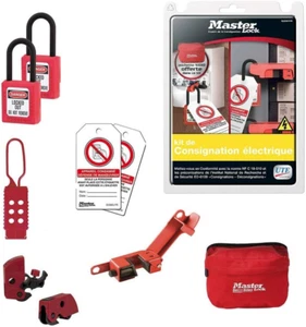 Electrical Consignation Kit – Contains Dielectric Padlocks, Circuit Breaker Bloc - Picture 1 of 4