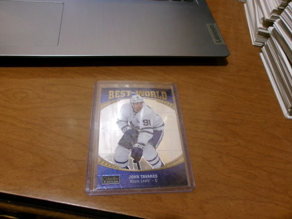 2019-20 O-PEE-CHEE PLATINUM BEST IN THE WORLD INSERT- JOHN TAVARES- MAPLE LEAFS - Image 1 of 1