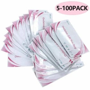 Lots LH Ovulation Test Strips OPKs Fertility Predictor Kit Self Home Check Stick - Picture 1 of 14