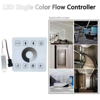 DC12V WS2811 LED Strip Running Water Flowing Lights Touch Panel Controller - Image 1 of 4