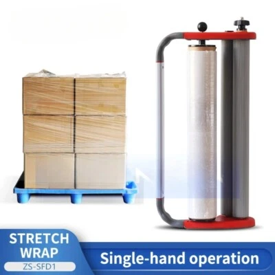 Manual Stretch Film Dispenser Wrap Handle Wrapping Tools Pallet Wrap Wrapper - Image 1 of 4