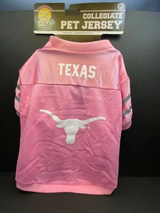 University of Texas Longhorns Pink Pet Dog Jersey Medium New with Tags - Picture 1 of 9