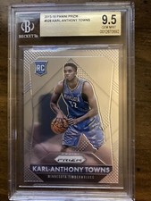 2015-16 Panini Prizm Karl-Anthony Towns Rookie Card #328 BGS 9.5 Gem Mint RC