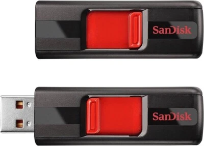 SanDisk Cruzer 8GB USB 2.0 Flash Pen Drive Memory Stick Backup - Retractable - Image 1 of 4