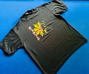 Vintage 80s Asian World of Martial Arts AWMA 1982 Ninja Black T-Shirt Large L - Picture 1 of 4