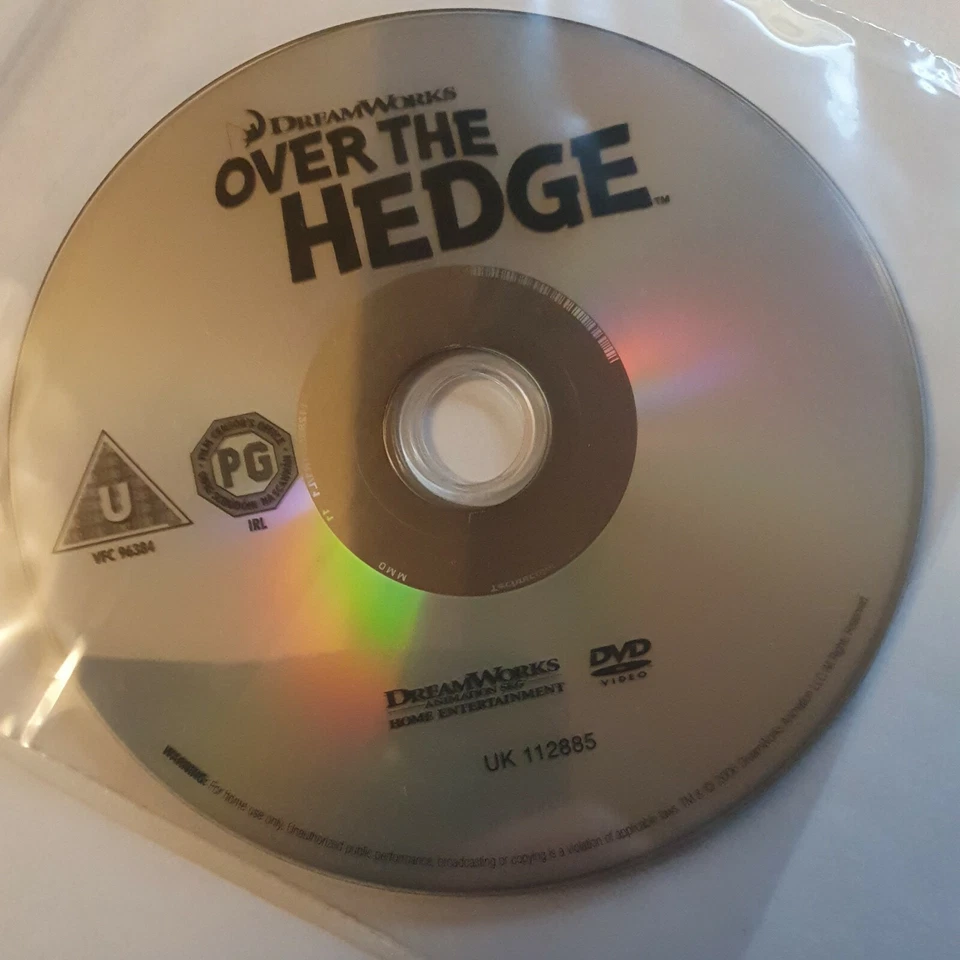 Over the Hedge (2006) DVD Family Comedy Bruce Willis Animation Film CD Disc Only - Image 1 of 1