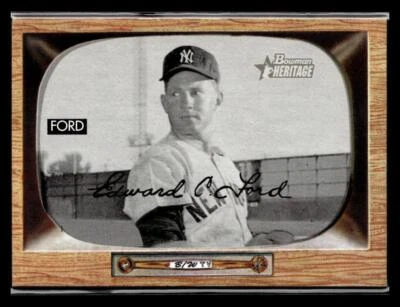 2004 Bowman Heritage #59 Whitey Ford Black and White - Image 1 of 2