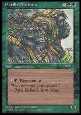 Magic the Gathering MTG Gorilla Chieftain (94a) Alliances   LP