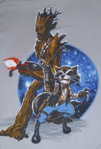 Tee Fury Shirt - New Women's S - Star Wars/Guardian of the Galaxy Mash up - Picture 1 of 2