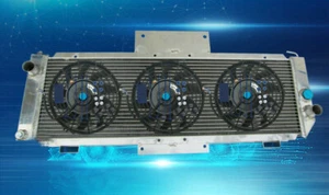 Aluminum Radiator+FAN For Renault Alpine A310 V6 2.7l 1977-1985 MT 1977-1985 77 - Imagen 1 de 6