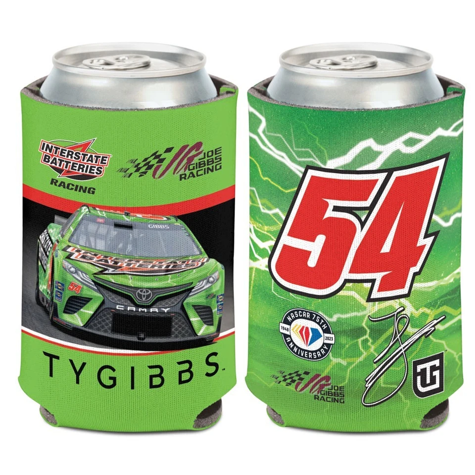 Ty Gibbs 2023 Wincraft #54 Interstate Batteries 12oz Can Coolie - Image 1 of 1