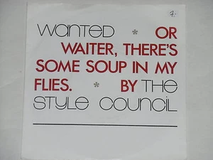 THE STYLE COUNCIL -Wanted- 7" 45 Polydor - Picture 1 of 1