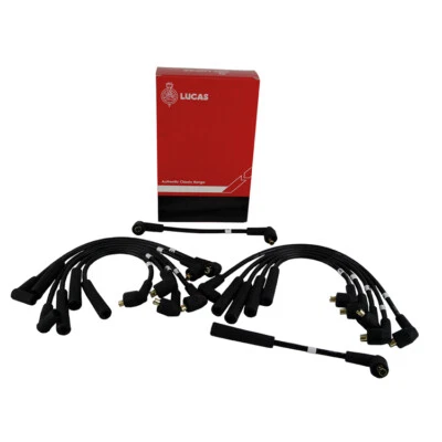 LUCAS IGNITION PLUG LEAD SET FITS JAGUAR XJS 12 CYLINDER JLM726L - Image 1 of 4