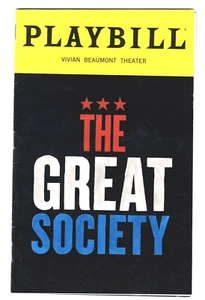 "The Great Society", Spielzettel, Vivian Beaumont Theater, September 2019 - Bild 1 von 4
