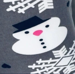 NEW Girl S Winter Snowman Snowflake Leggings Soft Yoga Pants Fit 3-5yr CUTE - Picture 1 of 7
