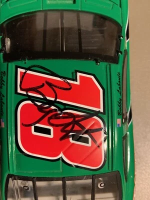 Autographed Bobby Labonte 2002 Grand Prix Interstate Batteries 1:24 Stock Cat - Image 1 of 4
