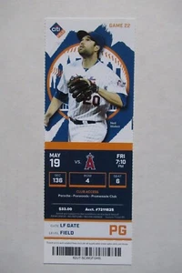 NEW YORK METS VS LOS ANGELES ANGELS 5/19/2017 FULL TICKET ~ NEIL WALKER - Picture 1 of 1