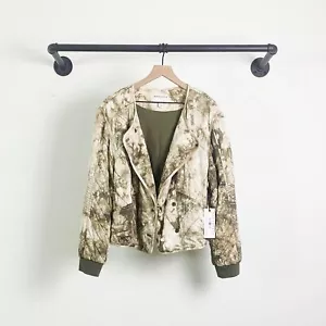 Chaqueta de Moto Acolchada Anthro Marrakech Tie Dye Para Mujer Talla Grande Nueva con Etiquetas - Imagen 1 de 5