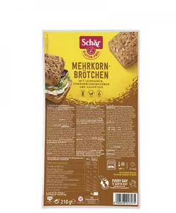 Schär Mehrkorn-Brotchen gluten-free bread 4 x 53 g - Picture 1 of 2