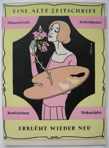 Thomas Theodor Heine (1867-1948) Alte Zeitschrift erblüht Orig. Lithografie 1930 - Bild 1 von 3