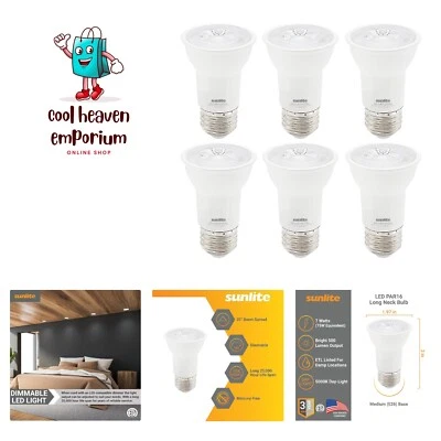 LED Long Neck Recessed Spotlight Bulb, 7 Watt, 75W Halogen Replacement, 500 L... - Image 1 of 4