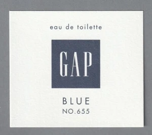Carte publicitaire - advertising card - Blue de Gap recto verso - Picture 1 of 2